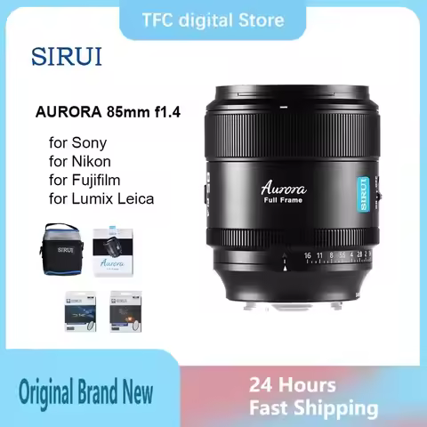 Sirui AURORA 85mm F1.4 Full Frame Lens for Sony A6700 A7C2 A7CR A7 Nikon Z50 Z6 Z8 ZFC zf Fujifilm X
