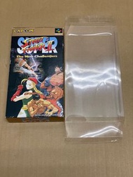 全新 未使用 for SFC GAME 超任 超級任天堂 Nintendo 保護套 膠盒 PVC盒 外盒 透明盒