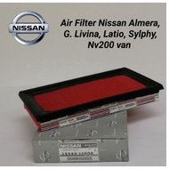 AIR FILTER NISSAN GRAND LIVINA LATIO ALMERA SYLPHY NV200 (16546-ED500)
