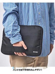 Incase 日本雜誌 限定 黑色多功能筆記本 notes ipad 電腦 收納包 內膽包 大容量 電腦袋 A4 可放