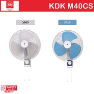 KDK M40CS 40cm Wall Fan Metal Blade (Pull Strings)