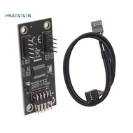 USB Hub USB Splitter USB2.0 9Pin to Dual 9Pin Hub Adapter Riser Motherboard USB 9Pin Connector 1 to 