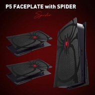 PS5 Console Venom Warsuit Face Plates - Face Plate Console Cover Shell for Disc Edition and Digital Edition, ABS Hard Shockproof PS5 Faceplate