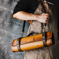Guanrui Chef Knife Storage Bag Portable Handbag Roll Knife Bag Real First Layer Cowhide Kitchen Knif