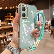 Casing hp For VIVO Y03 Y03T Y18 Y18T Y18I Y18E Y28s 5G Y37 5G Case Butterfly Fantasy Case Stick on t
