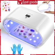 WIN Practical UV Resin Light 96W Duals Sided Quick Cures Lamp with Timer Professional Nail Light Jew