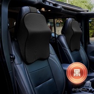 XY！Vercarter Car neck pillow Car Seat Headrest Lumbar Support Pillow Space Memory Foam Car Pillow Backrest Driving Neck