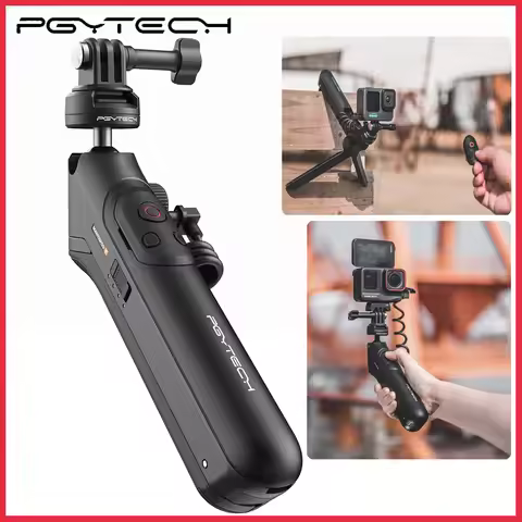PGYTECH CapLock MantisPod Power Tripod Handheld Mode With Remote Control For Gopro Insta360 Action C
