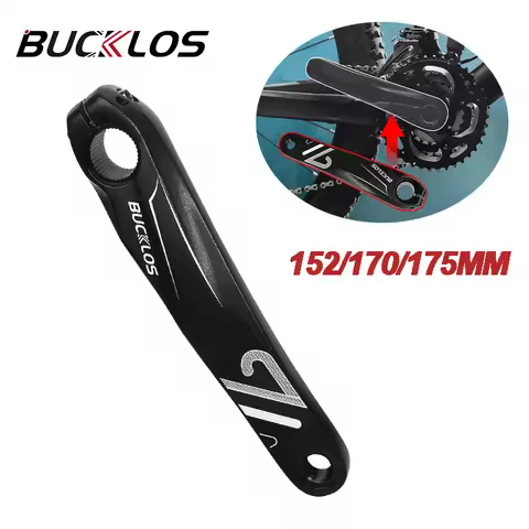 BUCKLOS 152/170/175MM Horizontal Square/Diamond/Spline Hole Bike Crank Arm Bicycle Left Hand Crank A