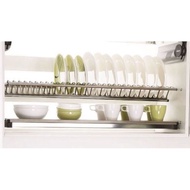 600MM - 900MM x 280MM (D) Kitchen Cabinet Stainless Steel Dish Rack