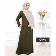 Jubah Muslimah Lux Pakaian Designed Dress