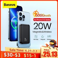 Baseus Powerbank 6000mAh 20W Magnetic Wireless Charging Power Bank