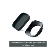 【Ember Flora】 Metal Camera Square Lens Hood Retro Reduce for Fuji Fujifim 39mm 43mm 46mm 49mm 52mm F