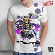 COD / BAYAR DITEMPAT KAOS PRINTING KARTUN ANIME STEINS GATE MOEKA KIRYU 1