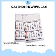 Kalender Dinding Tahun 2026 Catur Wulan Tri Wulan Dwi Wulan Kerja Kecil Kerja Besar Kerja Jumbo