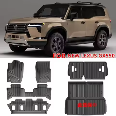 Use for 2024 new LEXUS GX550h car carpet GX550 Floor mat Full Set Trim to LEXUS GX550 waterproof flo