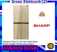 SHARP KULKAS SIDE BY SIDE SJ-IF51PG-CG INVERTER SJ IF 51 PG