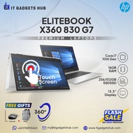 HP EliteBook x360 830 G7 Laptop | Intel Core i7-10th Gen 13.3" Touchscreen | 16GB Ram | 256GB-512GB 