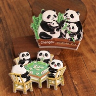 fridge magnet fridge magnet hari guru Pelekat peti sejuk bunga panda yang comel, pelekat magnet hias