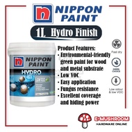 1L Nippon Paint Hydro Water Based For Wall Wood & Metal Paint (Gloss / Soft Matt)