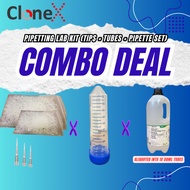 Pipetting Lab Kit - Pipette Tips + 50mL Tubes + 70% ethanol