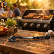 [prettyia] BBQ Cleaner, Stainless Steel Scrubber Grill Accessories, BBQ Cleaning Brush