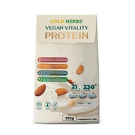 [Hàng cty] Bột Protein Vegan ViTality GoldzHerbs bổ sung Protein thực vật giúp cơ săn chắc – 14 gói/