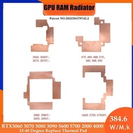 GPU VRAM Memory Cooler Thermal Pad Copper Heatsink support All Brand Miner Graphics Card GPU Water B