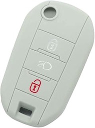 SEGADEN Silicone Cover Protector Case Holder Skin Jacket Compatible with PEUGEOT CITROEN 3 Button Fl