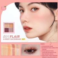 NEW YOU Simplicity Eyeshadow Quad | Makeup Palette 4 Warna | Pigmented Glitter | Kosmetik Mata Flair