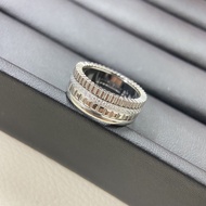 BOUCHERON Ring Silver Spinless Diamond Ring Full Diamond Ring