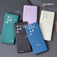 Softcase Vivo X80 Pro Vivo X80 Vivo X70 Pro Square Edge soft Case Macaron Square edge Vivo X80 Pro V