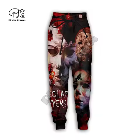 Halloween Horror Terror Movie Cosplay Michael Myers Jason 3DPrint Men/Women Streetwear Joggers Pants