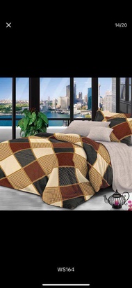 cadar 7 n 1 cadar with comforter/ Cadar 5D/ Bedding set 7 N 1