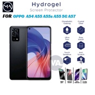 LAYAR Oppo A54 A55 A55s A55 5G A57 Clear Blue Matte Spy Privacy Hydrogel Screen Protector Screen Pro