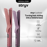 【NEW】Stryv CoolStyler | 2-in-1 Hair Curler & Straightener | Cool Air Hair Styler | Dual Voltage | 7 