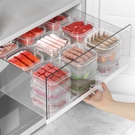 350ML Refrigerator Fruit Food Storage Box Portable Save Space Freezer Organizers Sub-Packed Meat Clear Crisper