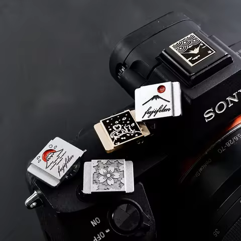 For Sony ZV-E10II A7CII A7M3 A7M4 A6400 A6000 A6700 Camera Metal Hot Shoe Cover Decorative Accessori