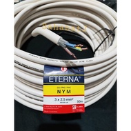 Kabel eterna 3x2.5 / eterna nym 3x2.5 / eterna kawat tembaga 3x2,5