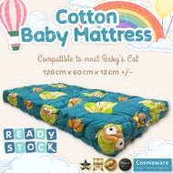 Tilam Bayi Kekabu | 120cm x 60cm x 12cm (2' x 4')/ Baby Mattress Cotton ( 120cm x 60cm x 12cm) [READ