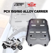 HONDA PCX 150  PCX 160 CNC FULL ALLOY HEAVY DUTY TOP BOX BRACKET / REAR TAIL CARRIER FOR PCX 150 PCX