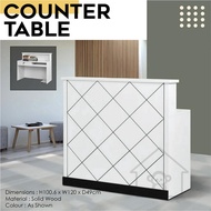 COUNTER TABLE / RECEPTION DESK WITH DRAWER/RECEPTION TABLE/COUNTER TOP/OFFICE TABLE