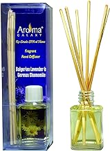 Ethnic Choice Aroma Galaxy Lavender and Chamomile Reed Diffuser Set/Aroma Reed Diffuser/Home Fragrance/Scented Reed Diffuser for Offices, Home, Hotel, Bathroom &amp; Living Room - 30 ML with 6 Reed Sticks
