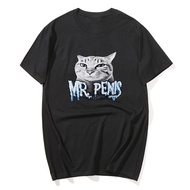 Mr Pen Is Cat Funny Meme T-shirt Men Women Harajuku Clothing T-shirts Summer Short-sleeved Casual Co