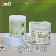 Moaz Eco Premium Safe 2-headed Newborn Cotton Swabs for Newborn Babies (200 Sticks/480 Sticks) shop 