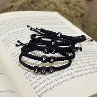 Ubermensch-Woven Initial Bracelet Initial Bracelet