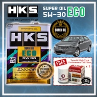 HONDA CITY TMO/GM2 - HKS SUPER OIL ECO 5W30 4L ENGINE OIL [100% ORIGINAL]
