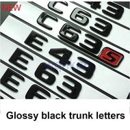 2024 NEW DIY Car Trunk Model Name Sticker Glossy Black Letter Number Emblem for Mercedes Benz A45 C4
