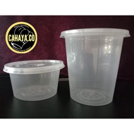 8OZ/4OZ PP Container with Round Flat Lid(10Pcs)