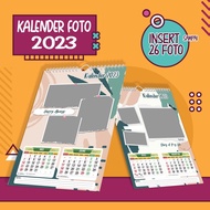 Kalender 2023 - Kalender Dinding 2023 - Kalender Custom Foto